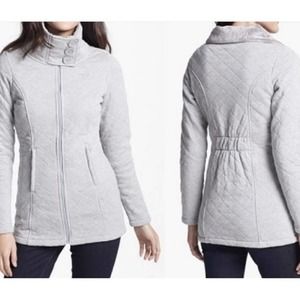 The North Face Gray Quilted Caroluna Jacket Size XL